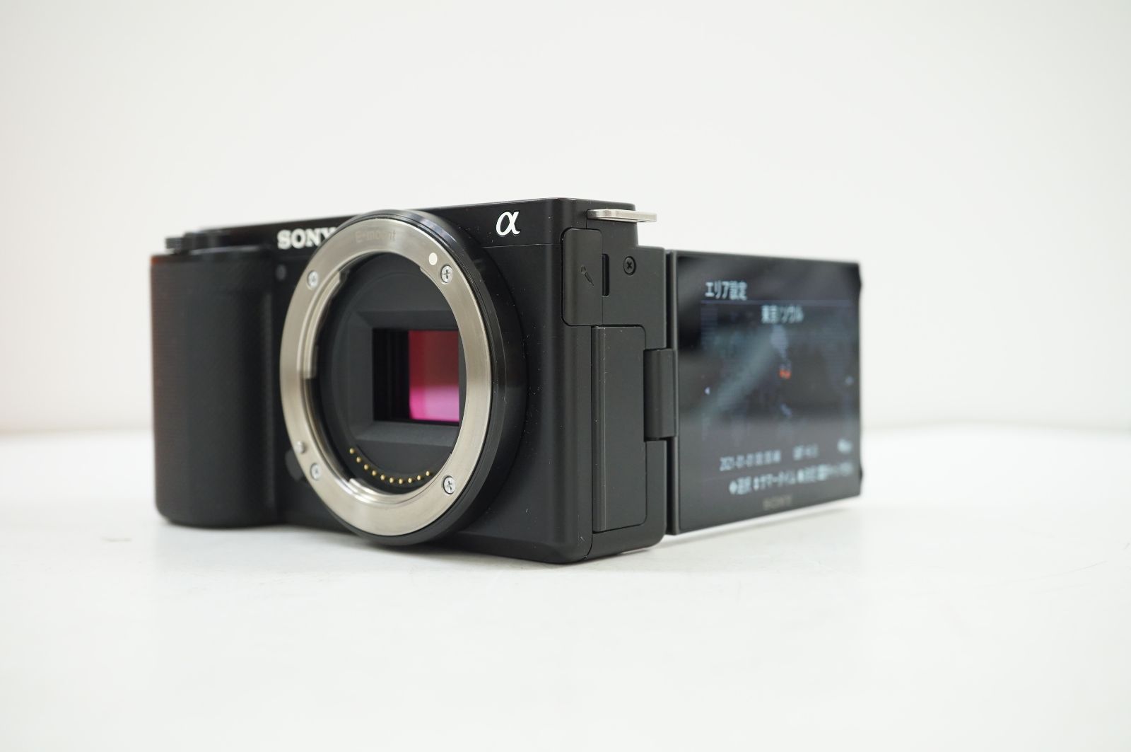 C051738-1)SONY VLOGCAM ZV-E10 ボディ ブラック ミラーレス一眼カメラ
