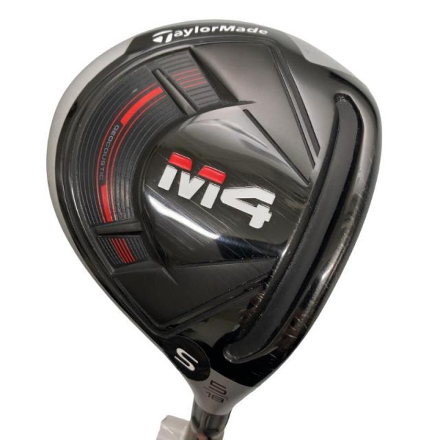 【中古】 テーラーメイド M4(2021) 5W フェアウェイウッド FW Fujikura ATMOS Red 6 (フレックスS) メンズ 男性用 右利き 右用 Dランク ゴルフクラブ