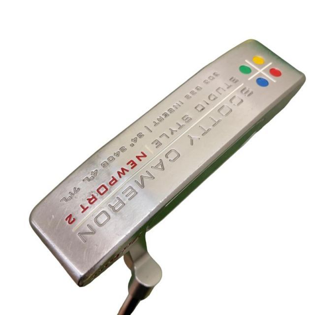【中古】 タイトリスト SCOTTY CAMERON STUDIO STYLE NEWPORT 2 340G 34インチ パター PT スチール (フレックスその他) メンズ 男性用 右利き 右用 Cランク ゴルフクラブ