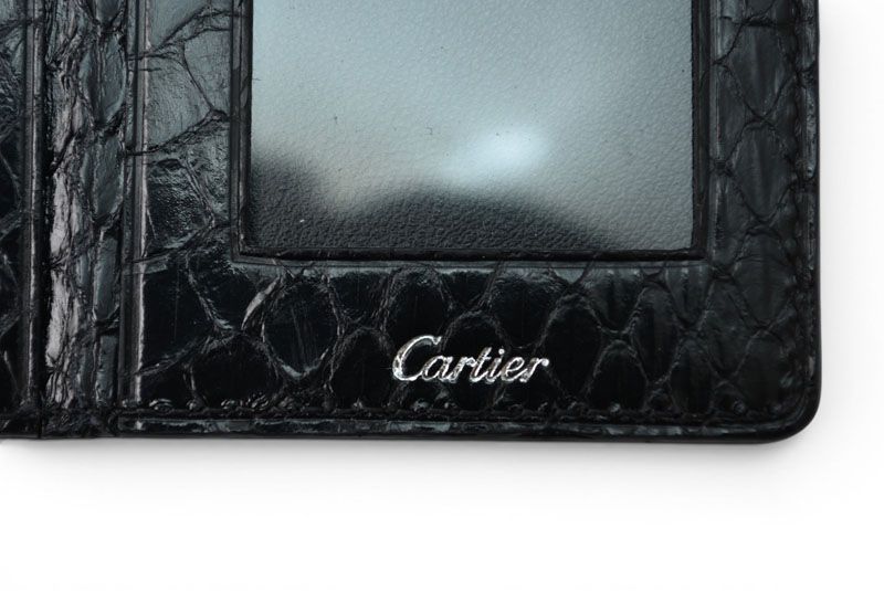 カルティエ パイソン フォトホルダー キーリング 黒 CRM00167 送料無料 カルティエ 未使用 CARTIER キーホルダー/キーリング/フォトホルダー