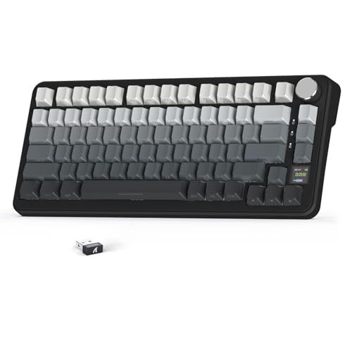 【新品】ATTACK SHARK X85Pro ゲーミングメカニカルキーボード ブルーベリースイッチ ガスケットマウント リニア PBTキーキャップOEMカスタマイズ ワイヤレス 無線 3接続モード 2.4G/Bluetooth/USB-C 3a76c0d3