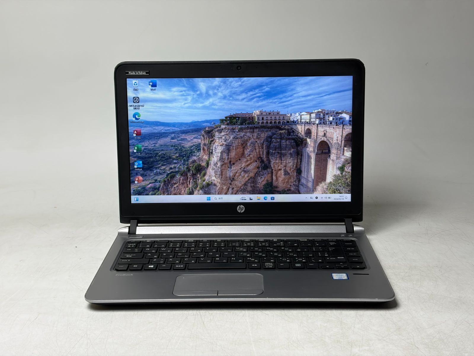 【良品】HP ProBook 430 G3/ Intel Core i7-6500U/ 8GB /SSD128GB /Windows 動作確認済み/Office付き/7 日保証付きN2165_603