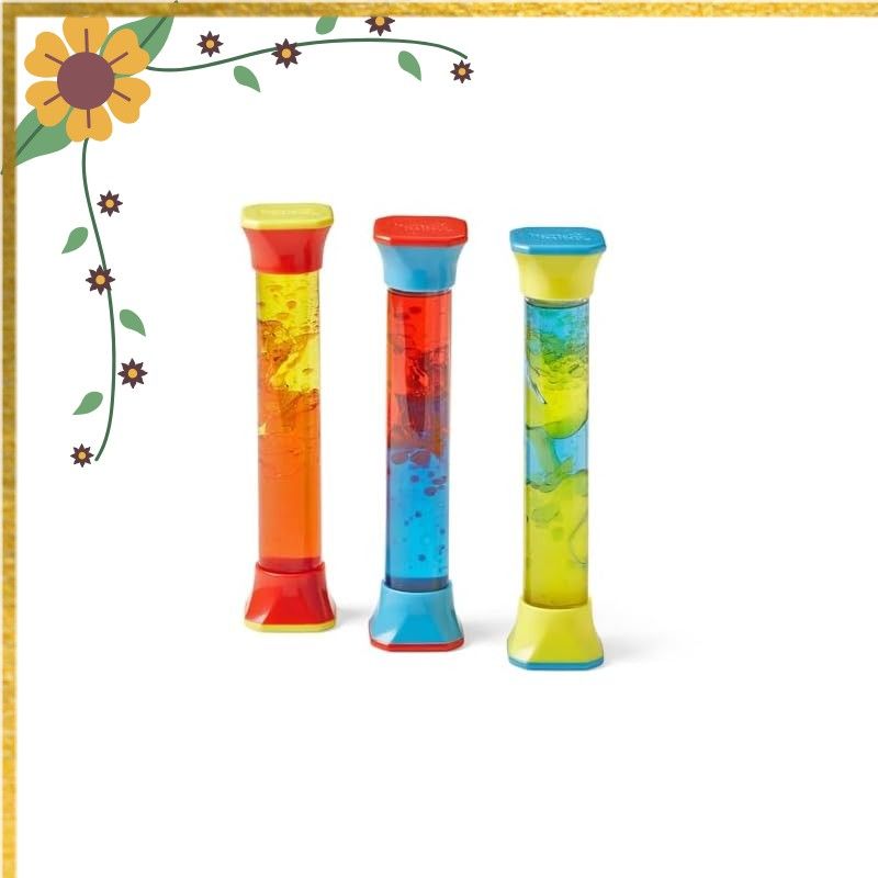 ラーニング リソーシズ リラックスカラフルボトル ColorMix Sensory Tubes 感情コントロール SEL リラックスグッズ おもちゃ 3個セット 93386 正規品