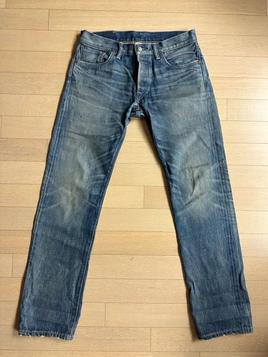 RRL(ダブルアールエル) ロー ストレート ウォッシュ デニム 29x30