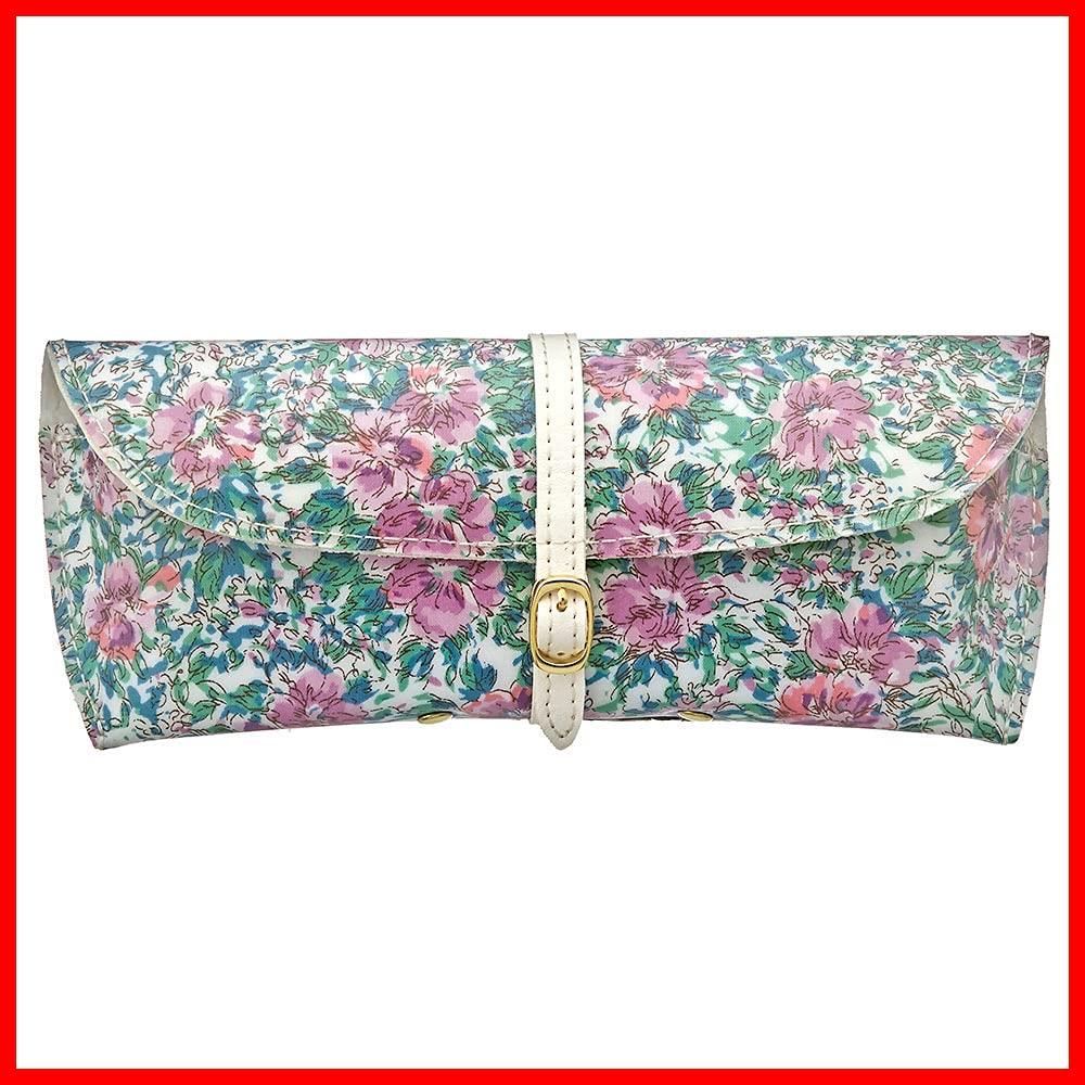 【人気商品】レディース サングラスケース 軽量 メガネケース 眼鏡入れ 花柄 大人 LC おしゃれ ギフト シャレールヤハタ プレゼント 日本製
