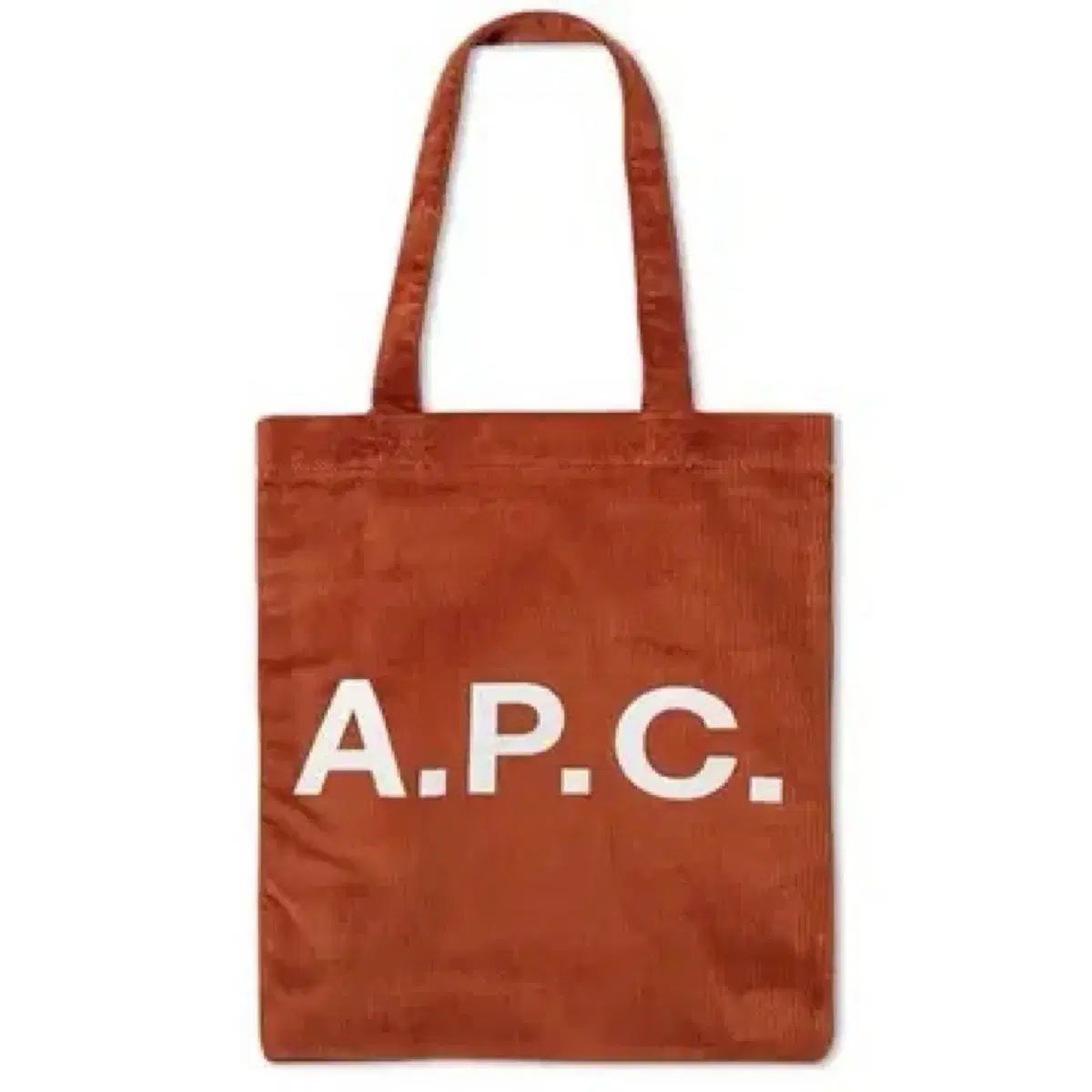 A.P.C. コーデュロイ トートバッグ ブラウン