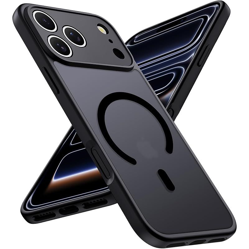 【新品】 【MagSafe対応・米軍規格】Holidi いphone17Pro Max ケース MagSafe マット感 マグネット搭載 米軍MIL規格 全面保護 ワイヤレス充電 黄変なし 二重構造 17 promax ケース Magsimpl-Series