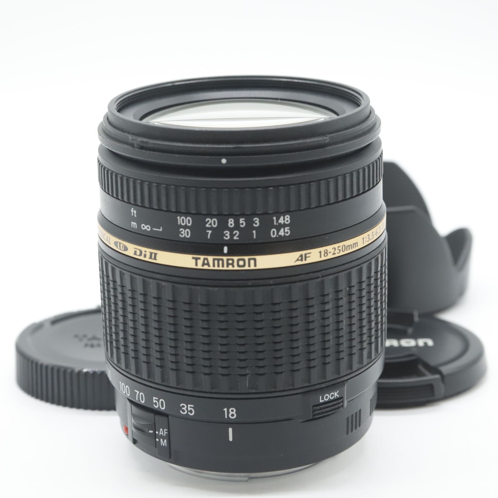 ■良品■ TAMRON AF18-250mm F/3.5-6.3 Di II LD Aspherical [IF] Macro デジタル専用 キャノン用 A18E