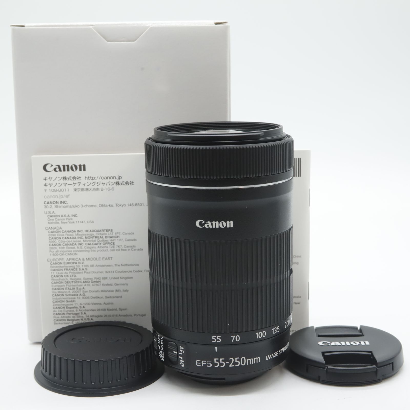 ■美品■ CANON Canon レンズ EF-S55-250mm F4-5.6 IS STM 14,352円