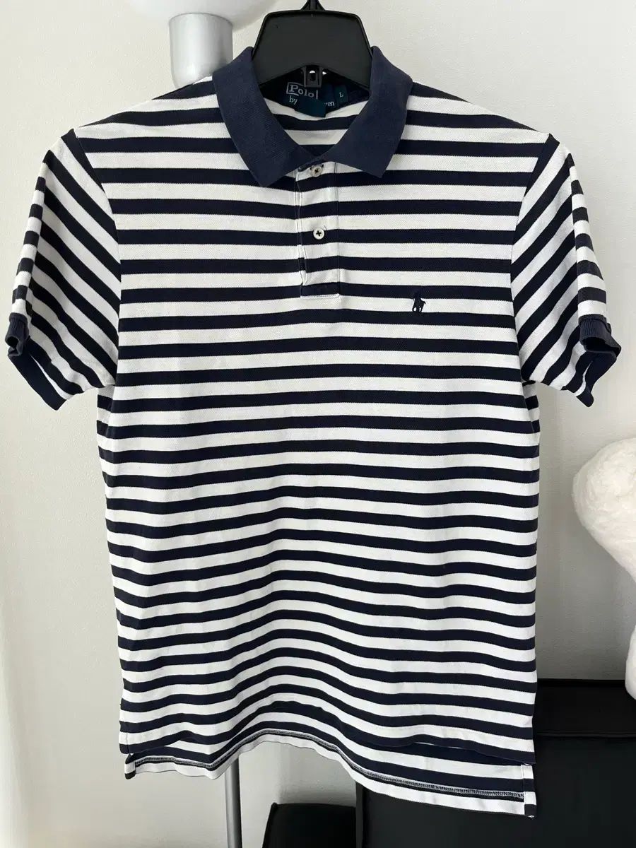 POLO RALPH LAUREN ポロラルフローレン ストライプ カラーTシャツ メンズ L