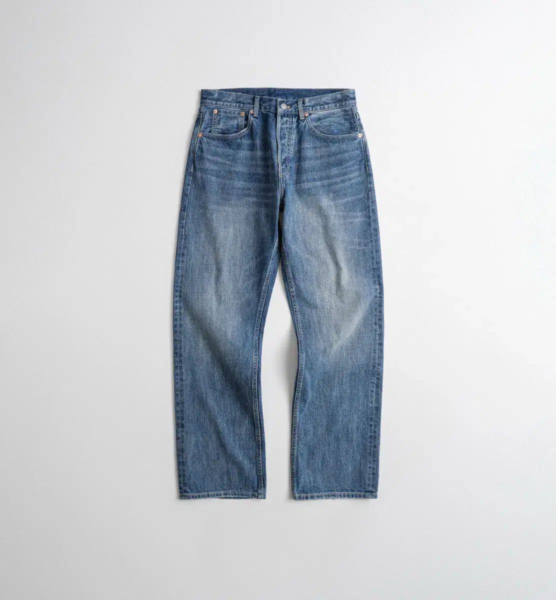 2ヘビー312Rセルビッジデニムパンツウォッシュドブルー 19,790円