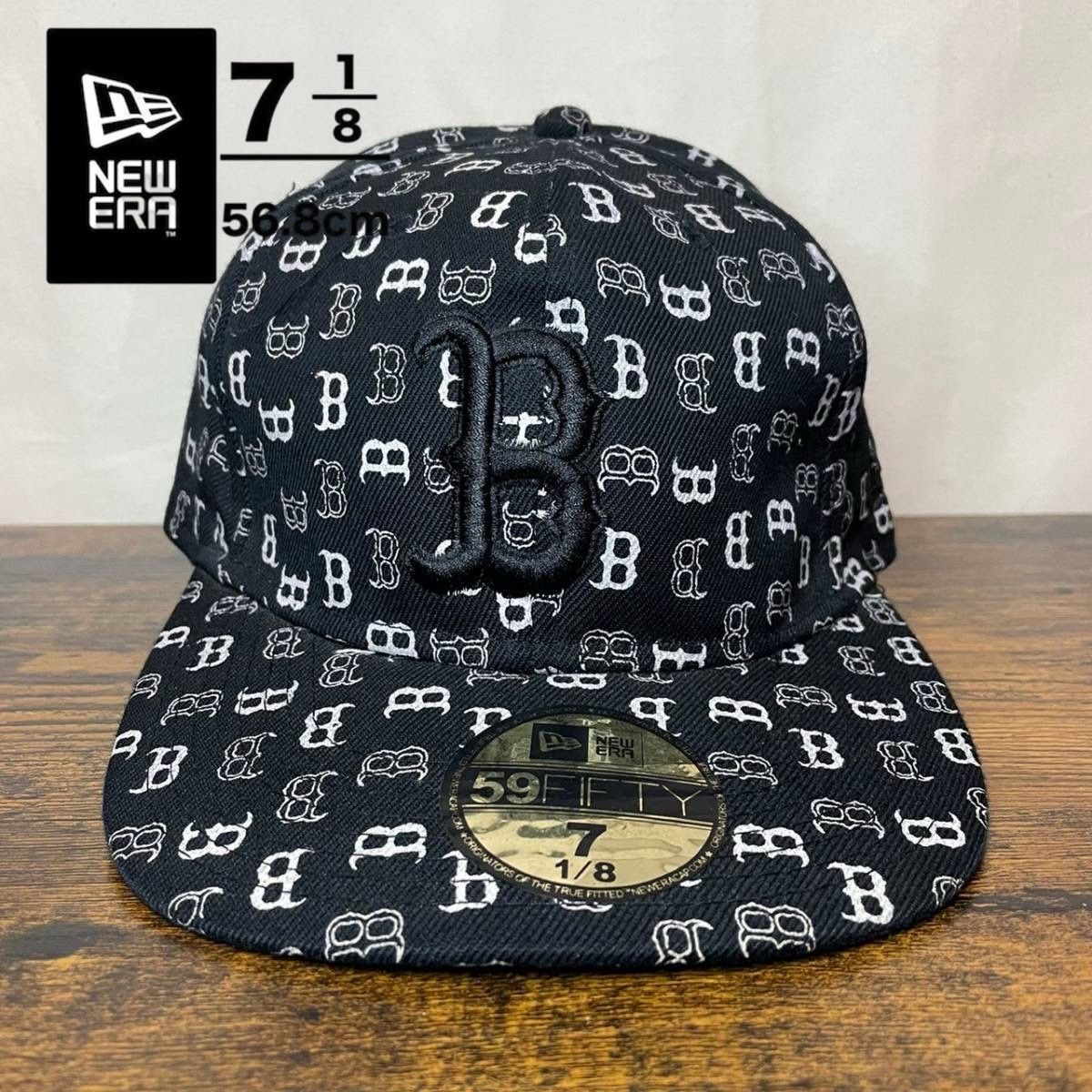 F73 ニューエラ 59fifty レッドソックス usa製 生地 ヴィンテージ