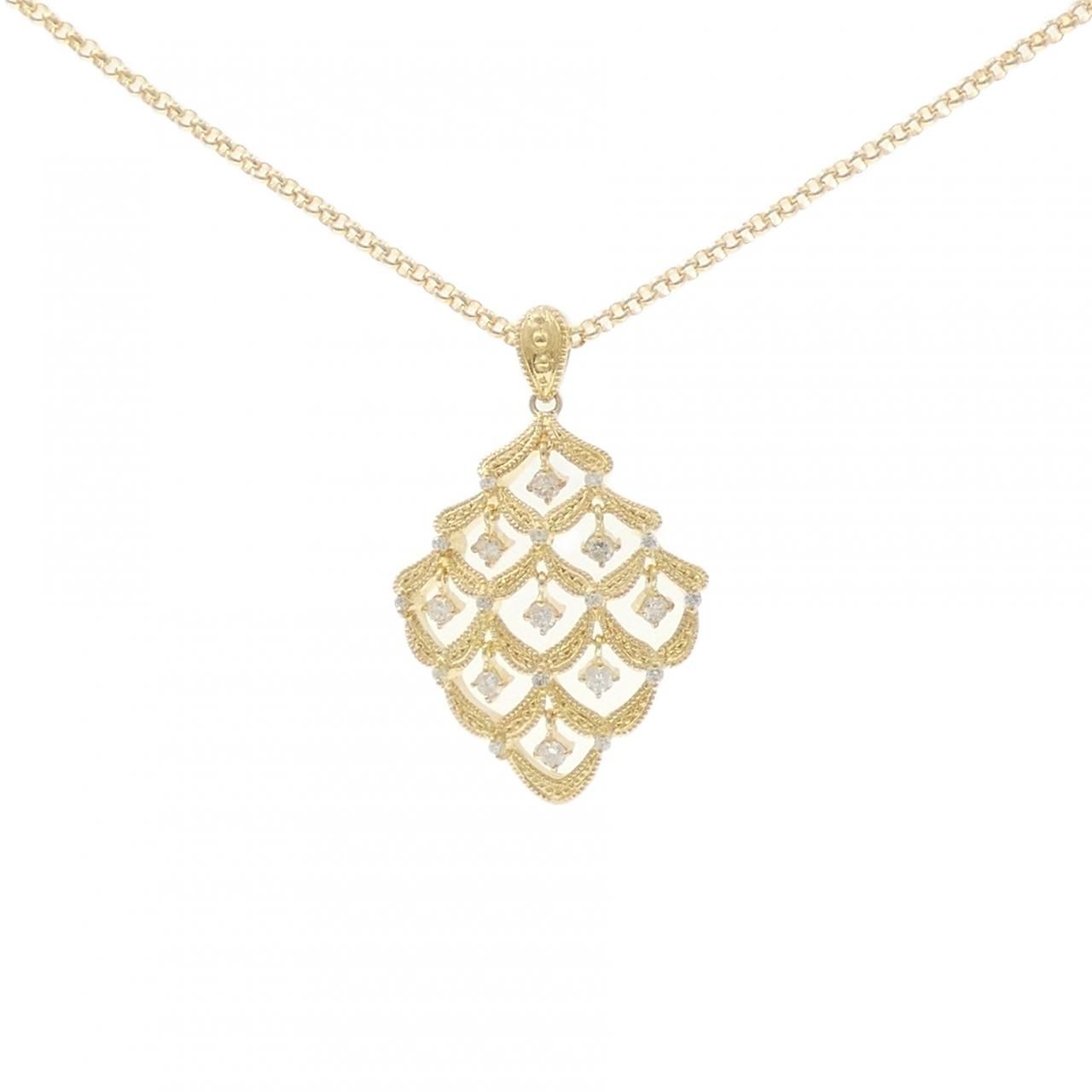 K18YG ダイヤモンド ネックレス 0.55CT 337,770円