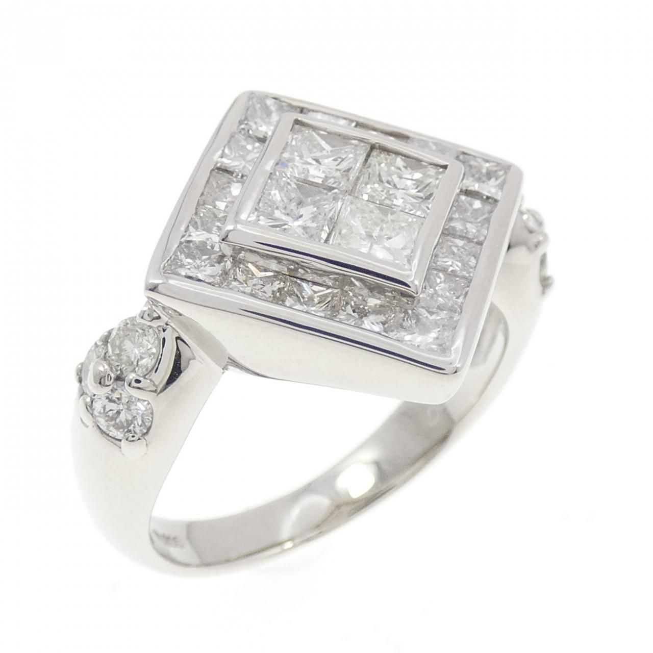 PT900 ダイヤモンド リング 2.00CT