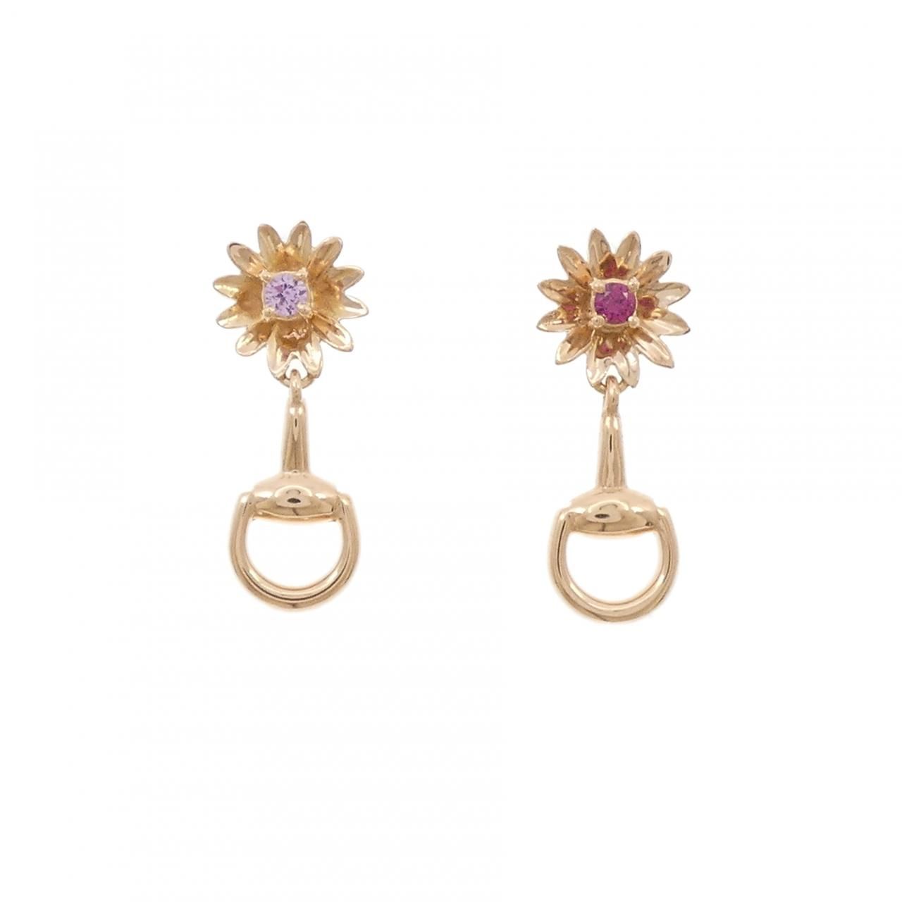 グッチ ルビー ピアス