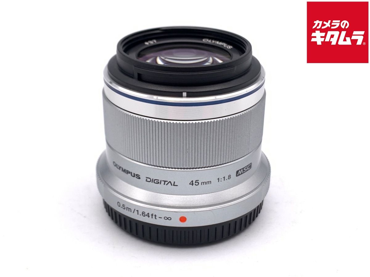 【中古】 【良品】 オリンパス M.ZUIKO DIGITAL 45mm F1.8 シルバー