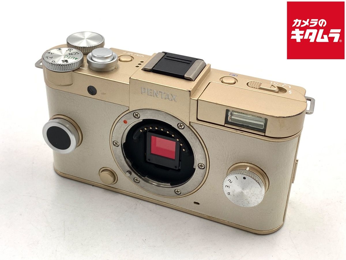 【中古】 【良品】 ペンタックス Q-S1 ボディキット シャンパンゴールド×クリーム