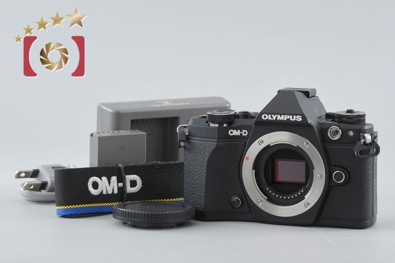 【中古】OLYMPUS オリンパス OM-D E-M5 Mark II ブラック ミラーレス一眼カメラ シャッター回数僅少