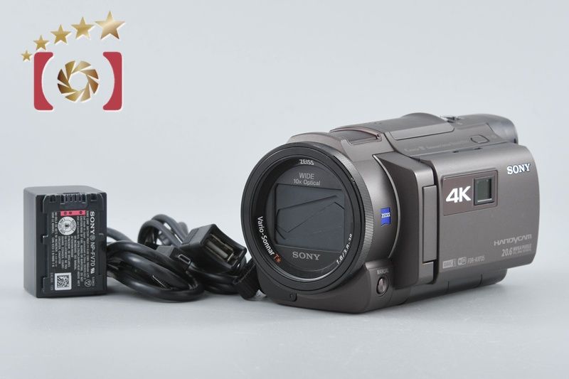 【中古】SONY ソニー FDR-AXP35 ブロンズブラウン デジタル4Kビデオカメラ 多言語対応