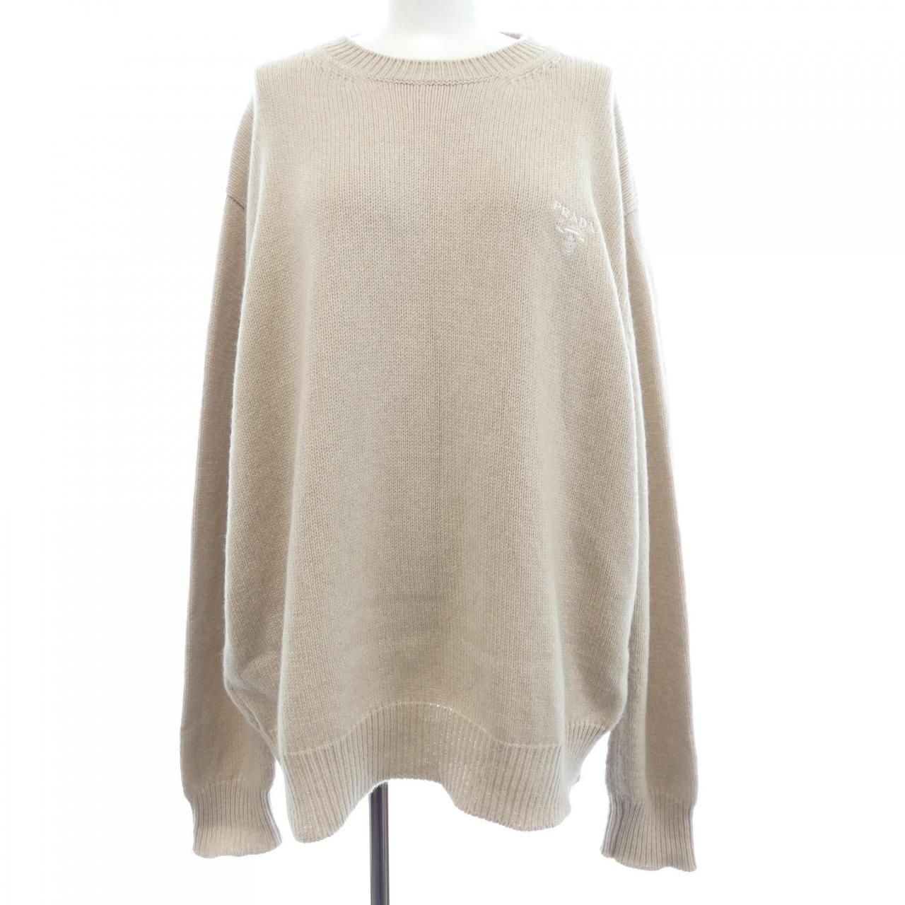 プラダ PRADA カシミヤ クルーネック セーター P24R1A S221 102N ニット 55,330円
