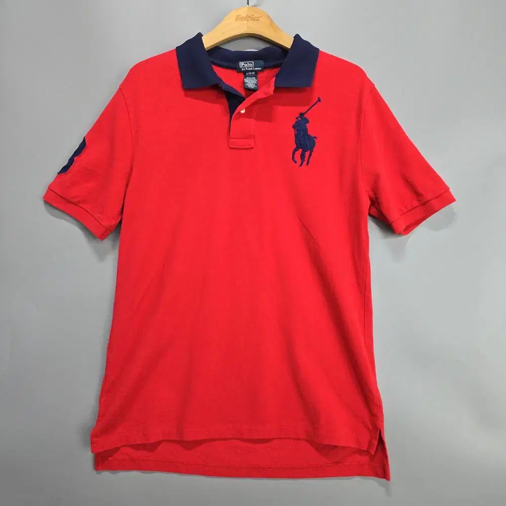 ポロラルフローレン PK 半袖 カラーTシャツ L (14-16) レディース 55