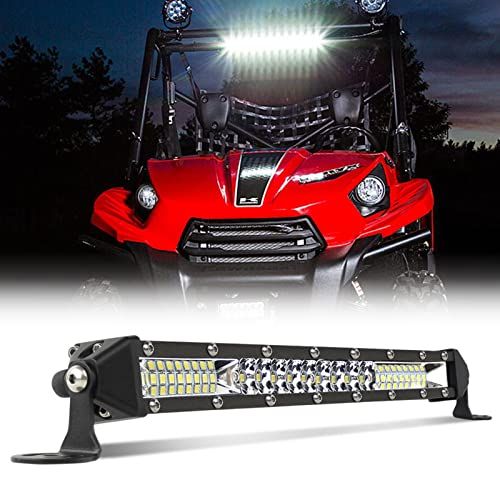 ブレイブ・ウェイ LED作業灯 30W 車用 LEDライトバー 10インチ 10000LM 12V/24V兼用 チップを26個搭載 広角狭角一体型発光 IP68防水LEDワークライト ATV/SUV/トラック用品 現場作業 汎用作業灯 車外灯 デッキライトas