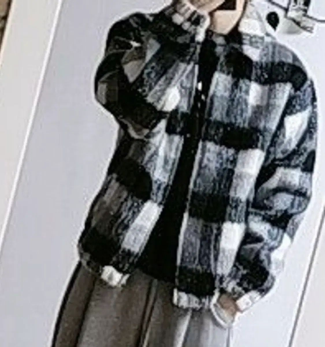 ディスイズネバーザット ブラッシュド CHECK ジャケット M