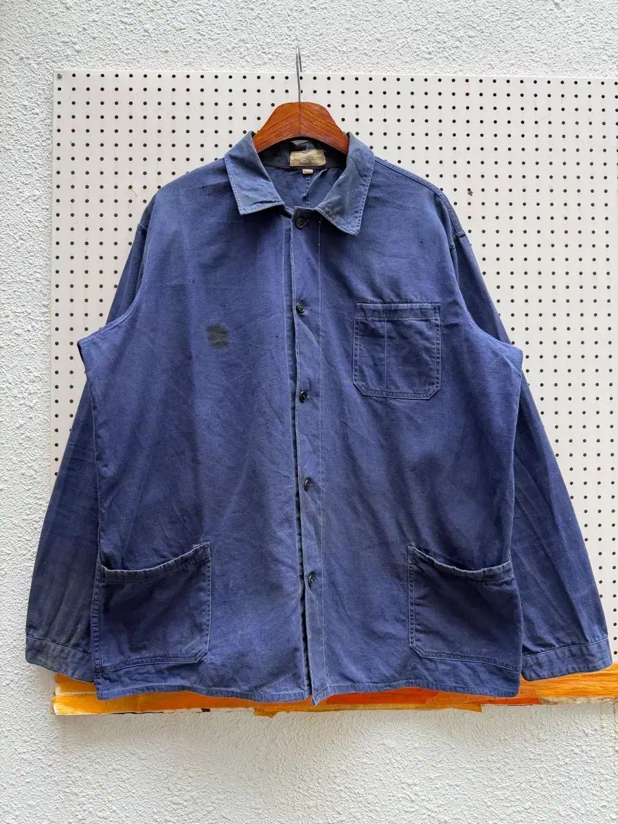 1960s LOTUS DISTRESSED FADED ヴィンテージ フレンチワークジャケット