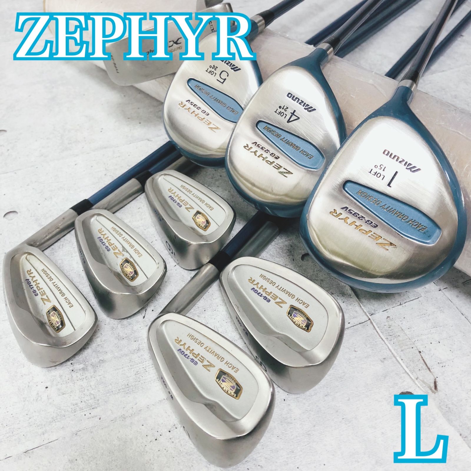 レディース MIZUNO ミズノ ZEPHYR ゼファー ゴルフクラブセット ゴルフ