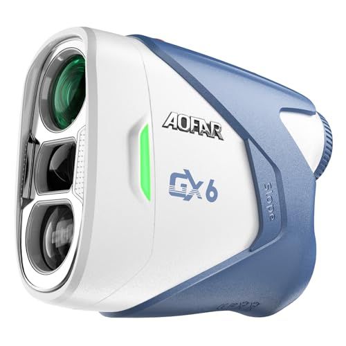 AOFAR GX6 ゴルフ レーザー距離計 1000yd ±0.5yd高精度 0.02秒高速測定 スロープON/OFF ピンロック機能 充電式 距離測定器 小型軽量 マグネット吸着 7倍望遠 防水 競技対応(沖縄・離島の方発送不可）) 01a00716