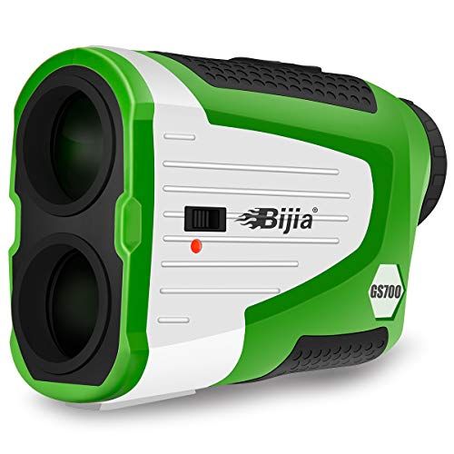 BIJIA ゴルフ距離計 ゴルレーザー距離計 距離測定器 光学6倍望遠 最大650メートル IP65b防水 USB充電 スロープ補正 旗竿ロックスロープ開閉機能 振動機能搭載 直線距離モード 速度測定 連続測定 防塵 ゴルフトーナメント用距離 1878585c