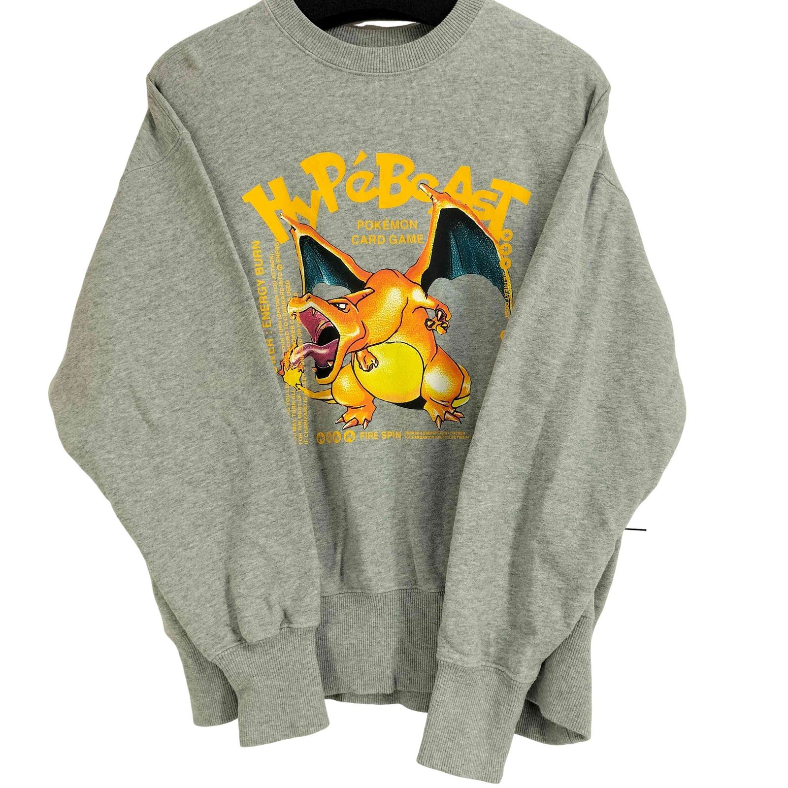 ユーズドフルギ USED古着 HYPEBEAST フロントアニメプリントクルーネックスウェット メンズ JPN：M