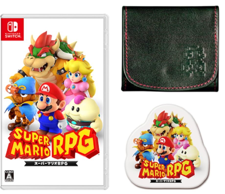 スーパーマリオＲＰＧ -Switch + スーパーマリオブラザーズ本革コインケースセット (【Amazon.co.jp限定】オリジナルピンズ 同梱) [Amazon限定あり本革コインケースセット] [パッケージ版]