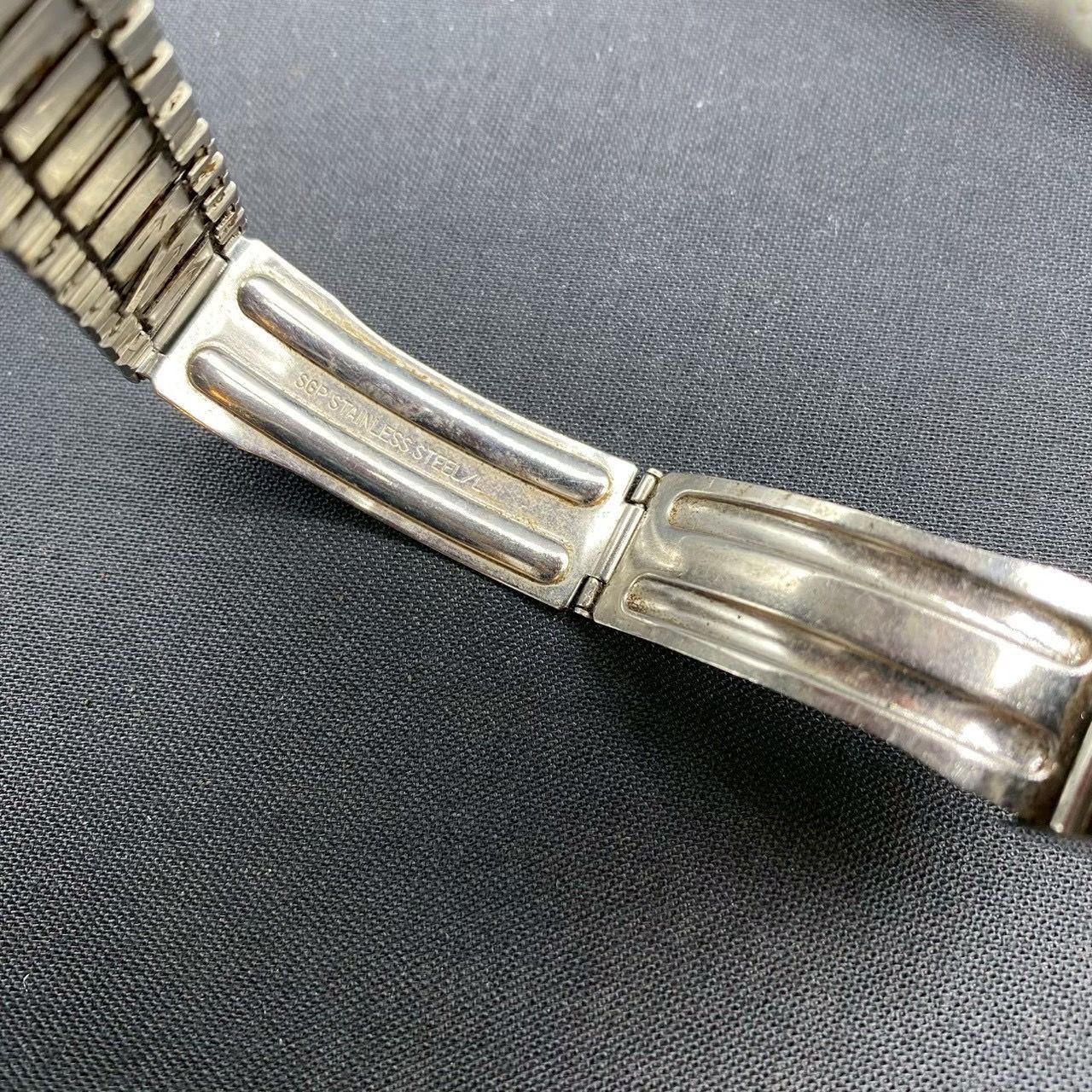 希少/稼働品】SEIKO SilverWave 腕時計 オクタゴン 黒文字盤 デイト 