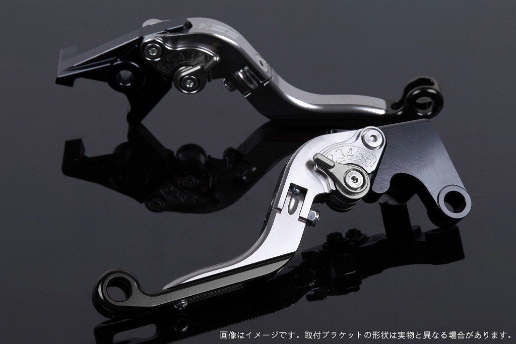 新品 SSK スピードラ アジャストレバーセット 可倒延長式 レバー本体カラー:チタン アジャスターカラー:チタン エクステンションカラー:ブラック YAMAHA XMAX