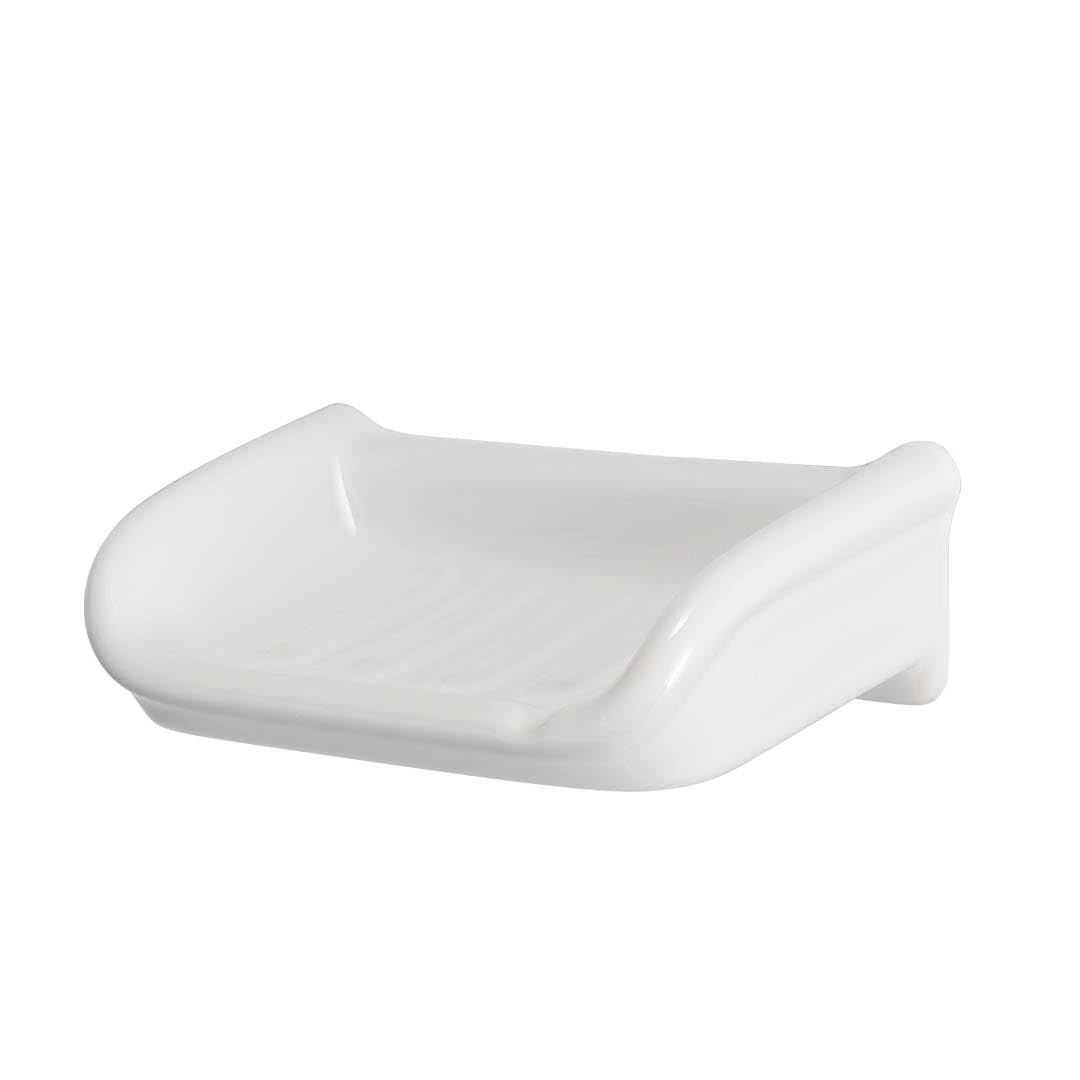 Brand New Dalton (Dulton) Porcelain Big Soap Dish, L, Classic Porcelain, DIY Parts, Loved by All Ages, DIY Parts, Wall Hanging, 8 cm, Height 8 cm, Width 24.2 cm, Depth 13.5 cm, Y-0611L