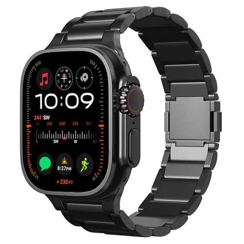 【新品】[BELTIES] 最新対応 スマートウォッチ アップルウォッチバンド 38mm 40mm 41mm 42mm 44mm 45mm 46mm 49mm アップルウォッチ11 シリーズ11 マグネット チタン メタルバンド ベルト メン 9e147fed