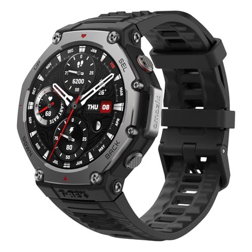 【新品】Amazfit T-Rex 3 48mm スマートウォッチ 登山 ヤマレコ ヤマップ アウトドア iPhone Android対応 GPS 6衛星 ミリタリー 超低温動作 3種類オフラインマップ ナビゲーション ルートインポート 17 260df35a