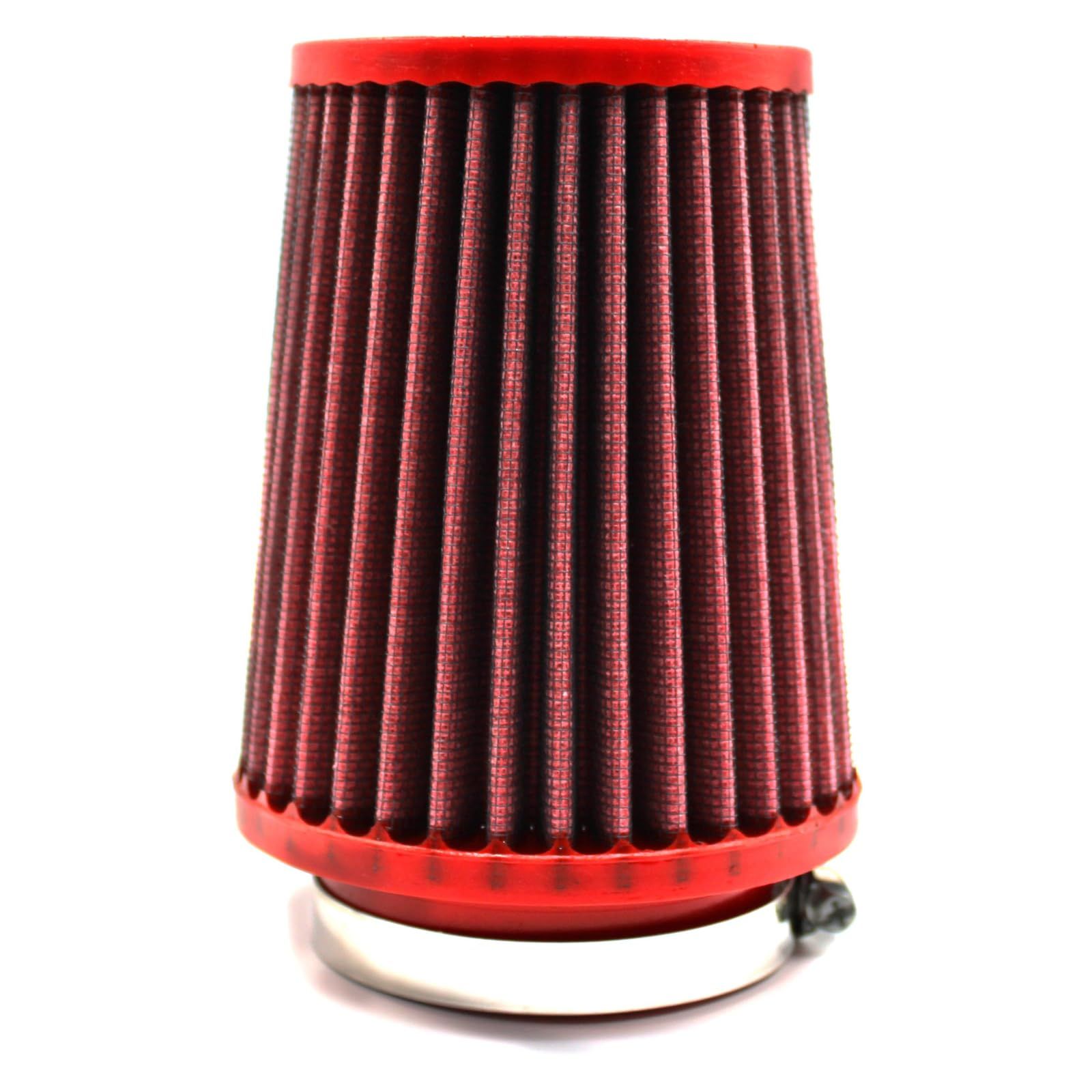 新品 BMC Air Filter バイク 車 エアクリーナー シングルエア プラスチックトップ Φ70 フィルター長131mm 汎用 コニカルエアフィルター FBSS70-128