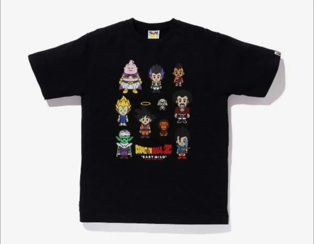 A BATHING APE × Dragon Diffusion ドラゴンディフュージョン ドラゴンボールZ ベイビー マイロ Tシャツ ブラック XL