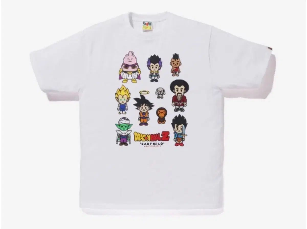 A BATHING APE アベイシングエイプ × Dragon Diffusion ドラゴンディフュージョン ベイビー マイロ Tシャツ 白