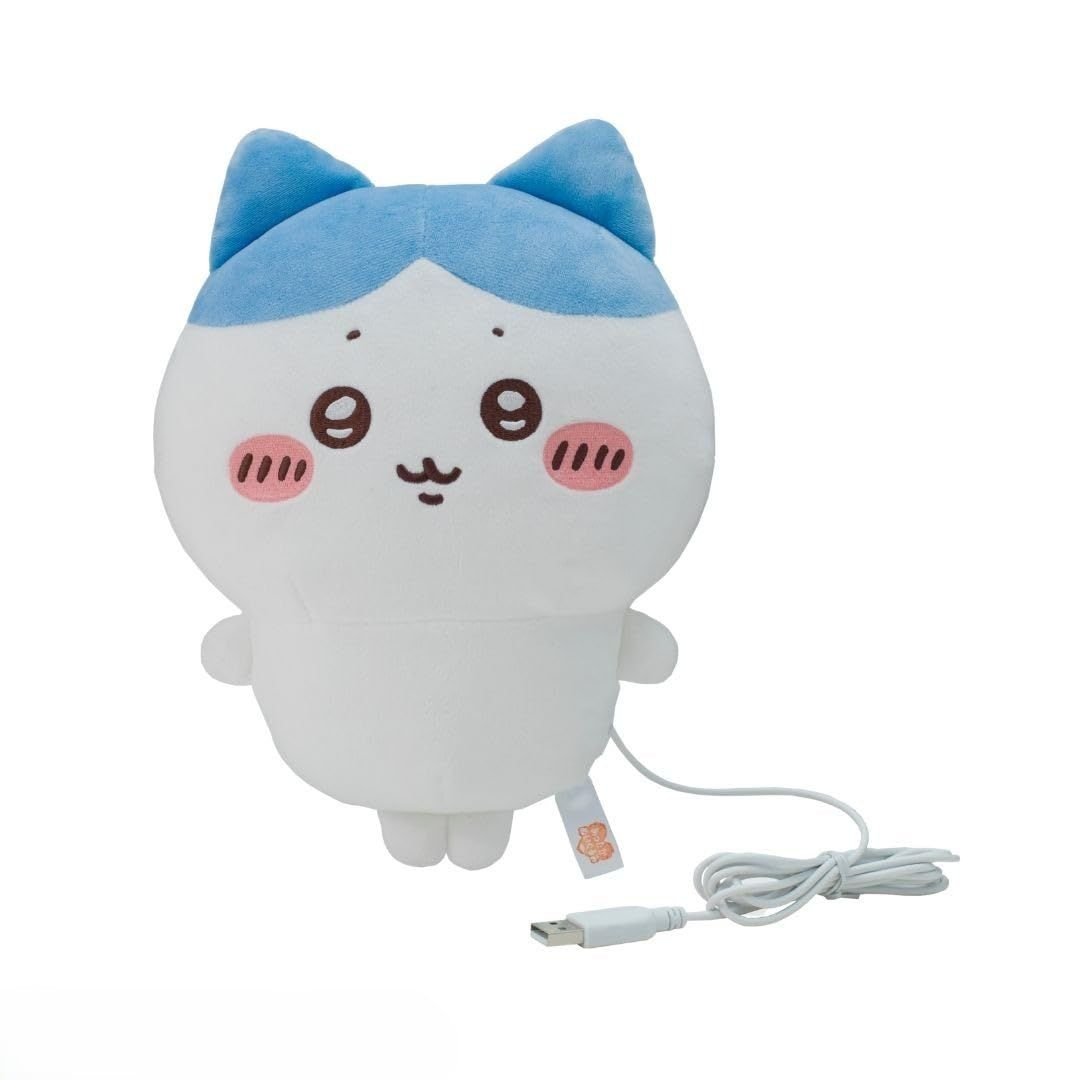 新品 シーシーピー(Ccp) ハチワレ ちいかわ ぬいぐるみ あったかぬいぐるみ ナガノ かわいい 温かい カイロ 保温 癒し デスク リビング 寝室 オフィス キャラクター きゃらニクス KS-AN66-CHW