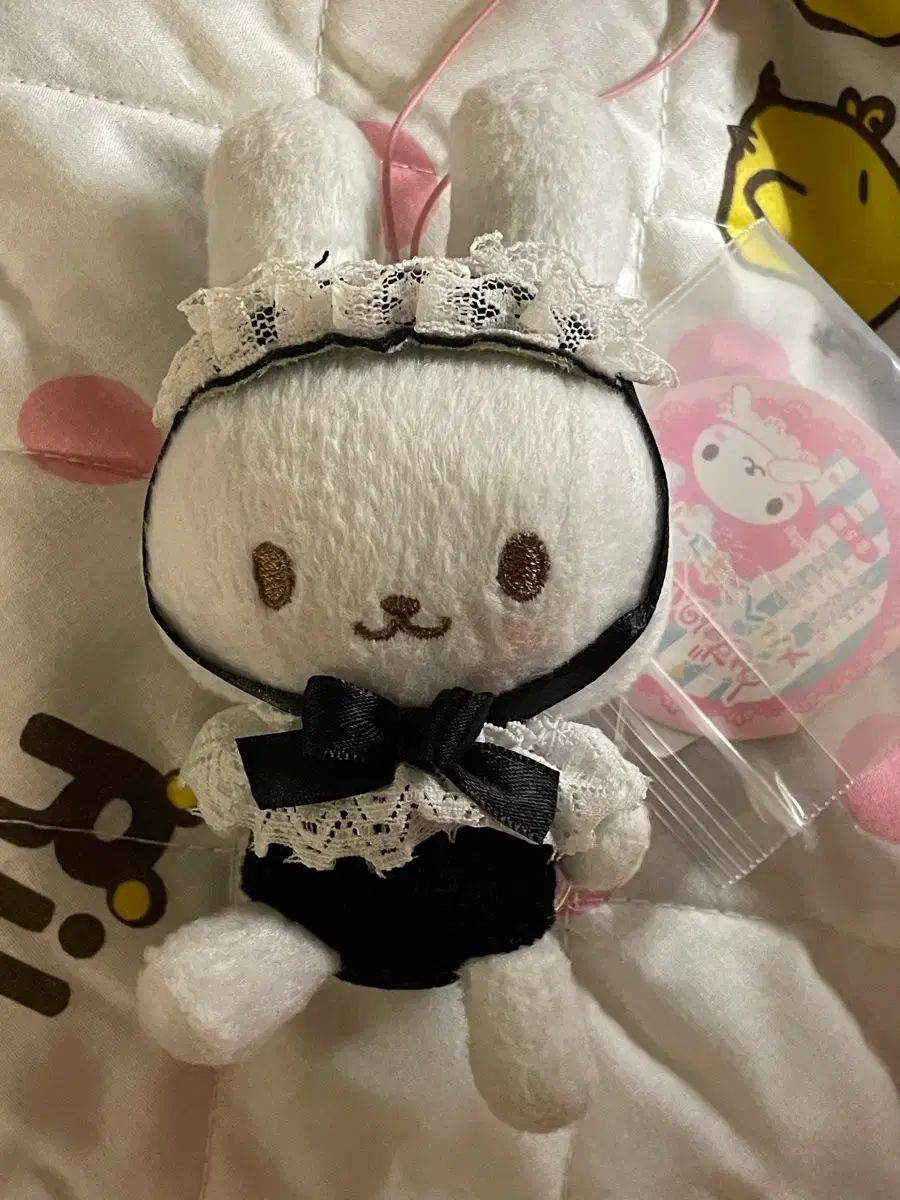 クラシック メイ ド うさぎ ぬいぐるみ ストラップ
