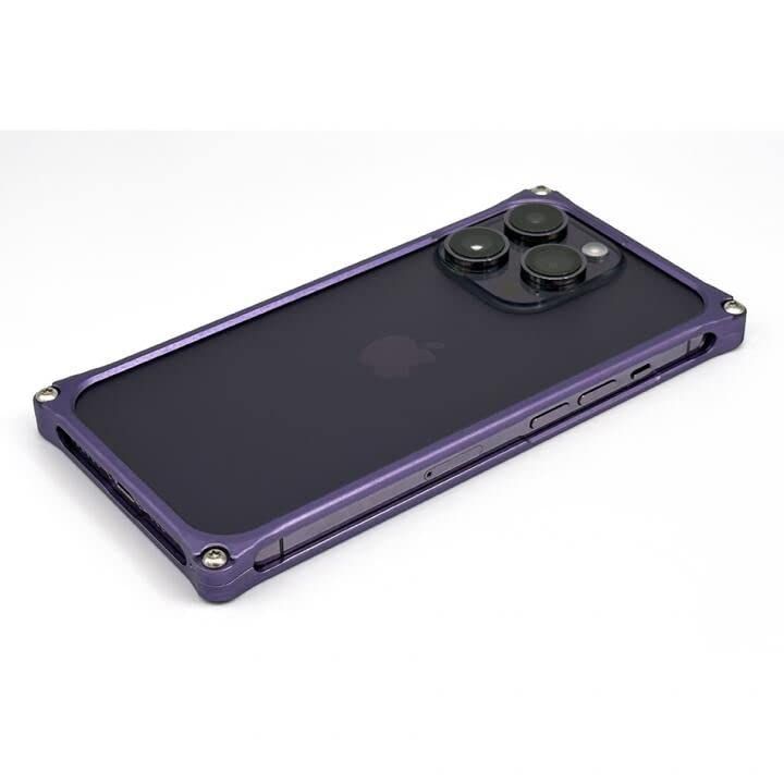 新品 ギルドデザイン ソリッドバンパー マットパープル iPhone 14 Pro Max