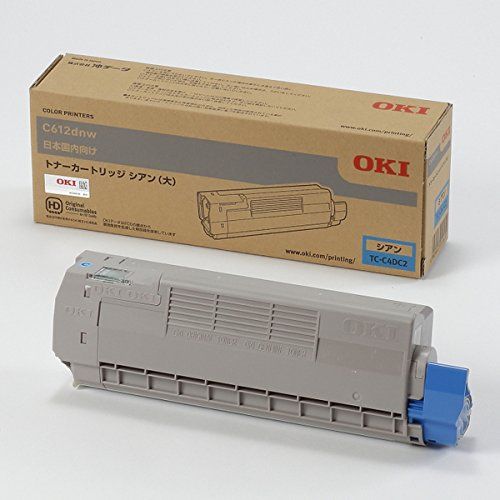 新品 沖データ トナーカートリッジ(大) シアン (C612dnw) TC-C4DC2