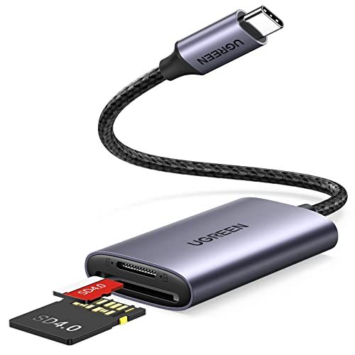 UGREEN USB-C SDカードリーダー SD 4.0 UHS-II SDXCカード 4K動画 高速転送 UHS-I/UHS-II 用 SDXC/SDHC/SD/MMC/RS-MMC/microSDXC/microSD/microSDHC a57bae68
