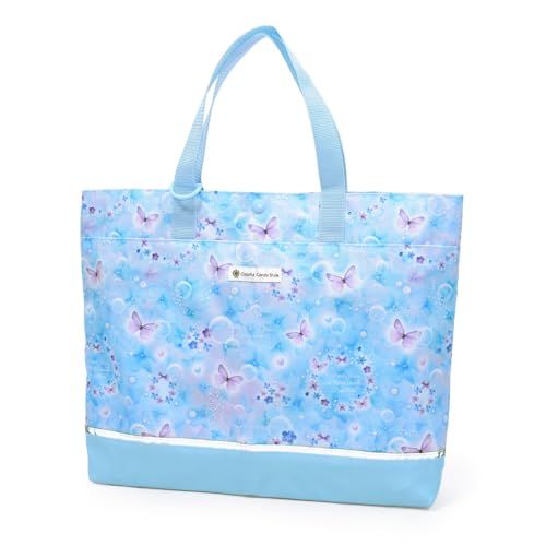 COLORFUL CANDY STYLE レッスンバッグ マチ付き [2026春モデル] 撥水・反射材付き ムーンライトバタフライ 撥水 軽量 汚れにくい シワ防止 女の子 NL481300-a/ aebfec3f