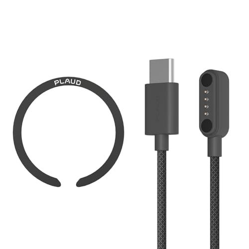 Plaud Note/Note Pro 専用 充電アクセサリーキット Type-C 磁気ケーブル（60cm） 急速充電対応 マグネットリング付属（MagSafe対応）/ 9f0331b5