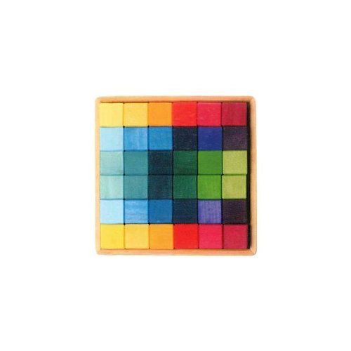 新品 Grimm's Spiel & Holz Design（グリムス社） にじのキューブ カラーキューブ 小 36p【GM43110】 10,478円