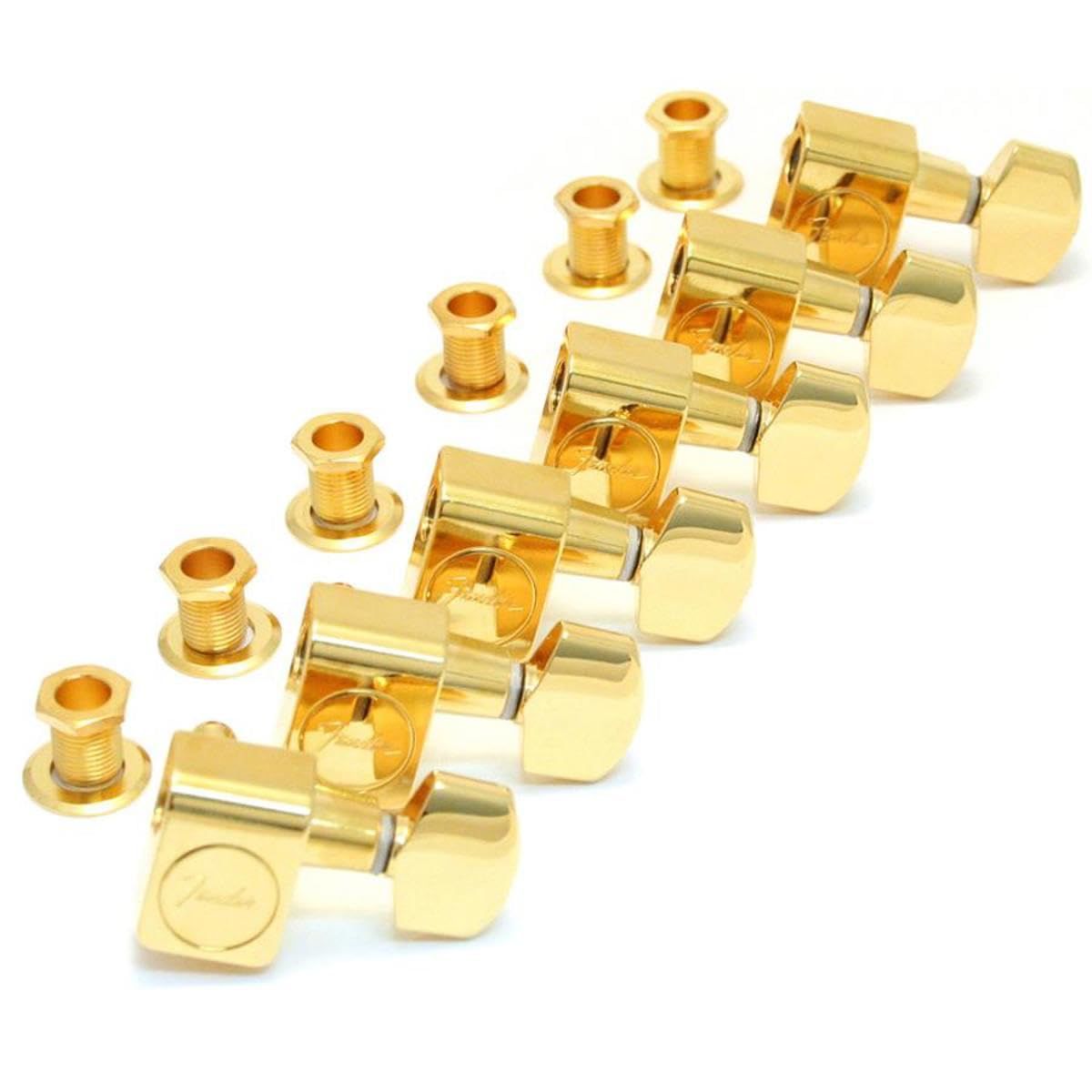 Fender チューニングペグ American Standard Series Stratocaster®/Telecaster® Tuning Machines Gold (6) [ゴールド] [右用] [Standard]